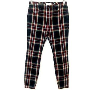 Vineyard Vines Jolly Plaid High Rise 5 Pocket Pants